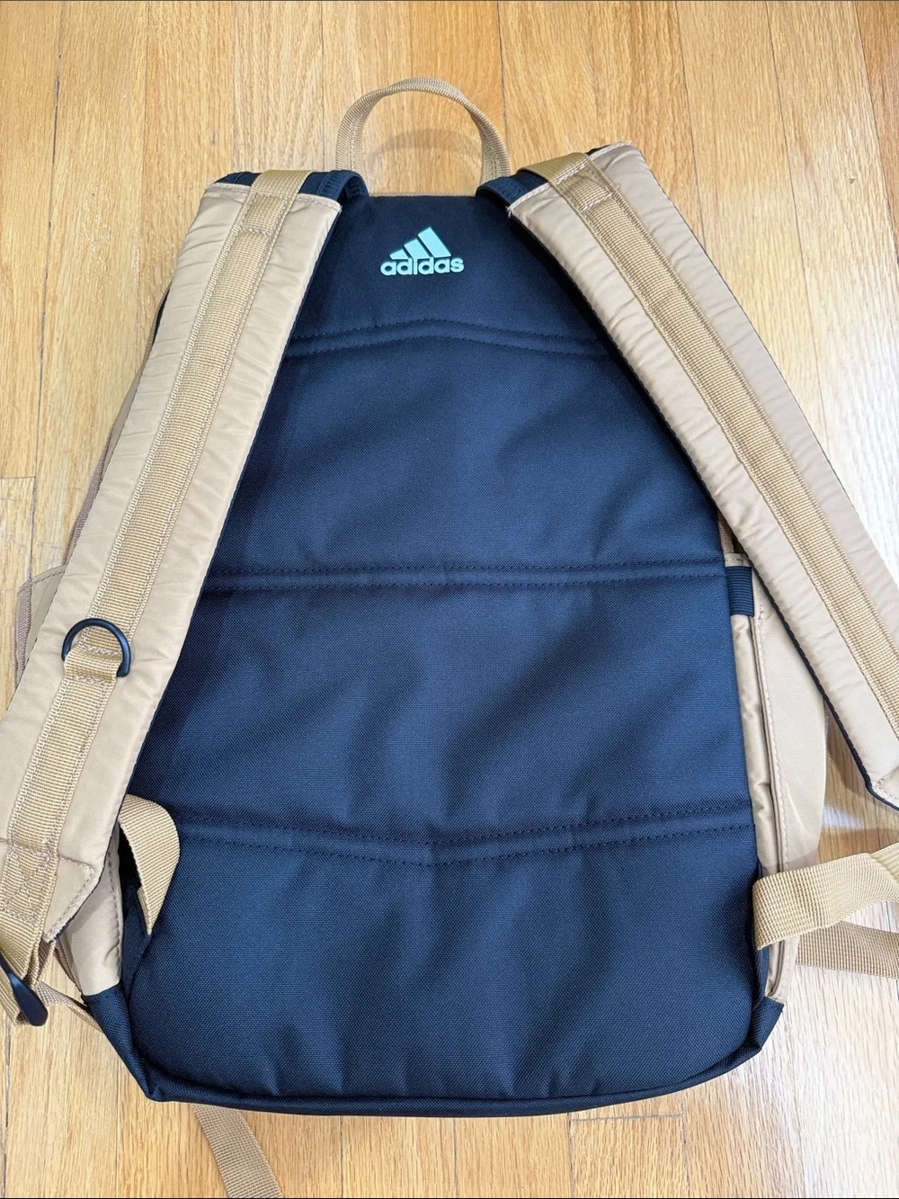 adidas Tan Lightweight Men's Backpack with Front Pockets